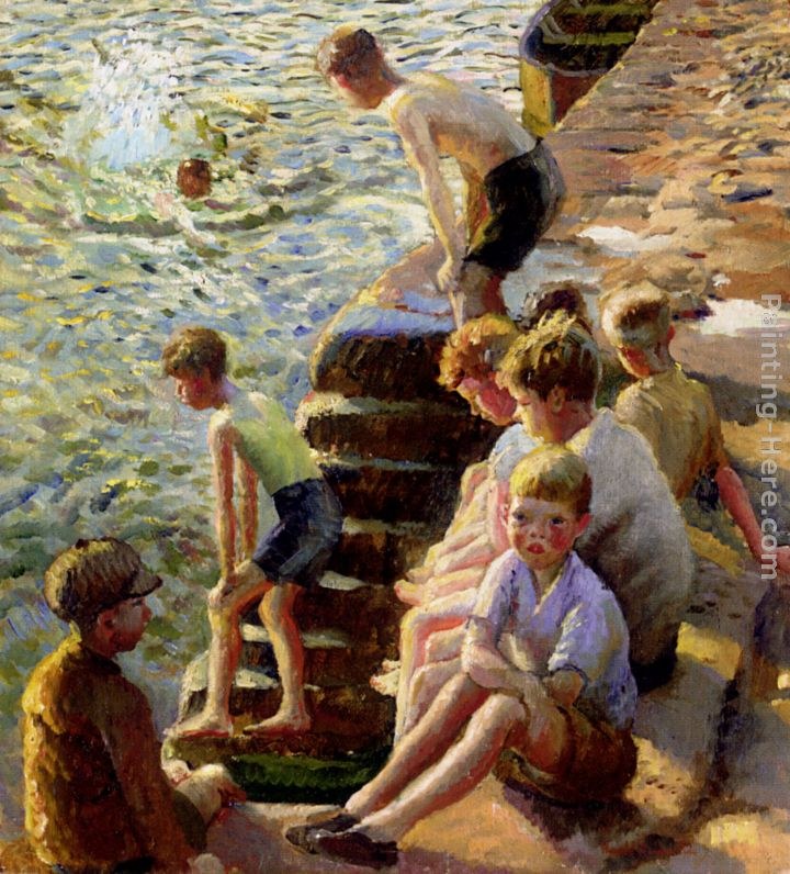 Harold Harvey Boys Bathing